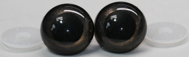 Preview: Sicherheitsaugen chocolate metallic 2