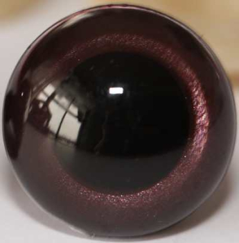 Sicherheitsaugen Aubergine metallic