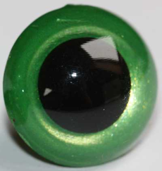 Sicherheitsaugen apfelgrün metallic