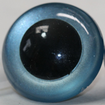 Sicherheitsaugen taubenblau metallic
