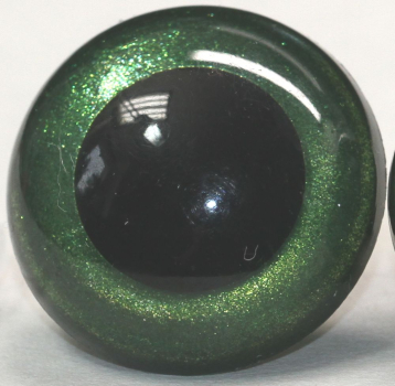 Sicherheitsaugen Tannengrün metallic