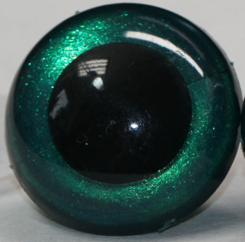 Sicherheitsaugen Dunkelgrün metallic