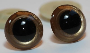 Preview: 1 Paar Sicherheitsaugen Rose Gold metallic