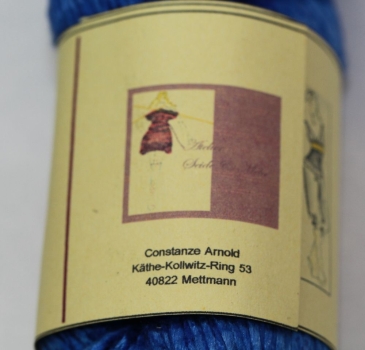 reine Maulbeerseide Seta Lucida  Garn blau 100 g ca. 270 m
