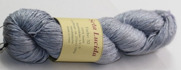 reine Maulbeerseide Seta Lucida  Garn grau 100 g ca. 270 m