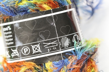 Wolle Mignon 50 g 100 % Polyester Farbe bunt