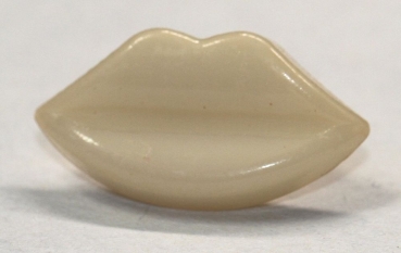 1 Mund creme zum Annähen 13 mm x 25 mm