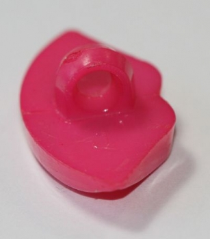 1 Mund pink zum Annähen 13 mm x 25 mm