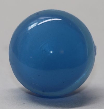 Sicherheitsnase 16 mm rund Blau halbtransparent mit Sicherheitsscheibe