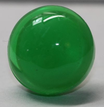 Sicherheitsnase 16 mm rund Grün halbtransparent mit Sicherheitsscheibe