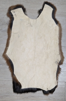 Kaninchenfell braun schwarz Lohkaninchen Nr. 10