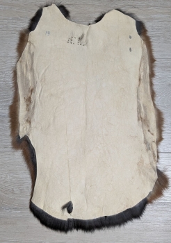 Kaninchenfell braun schwarz Lohkaninchen Nr. 13