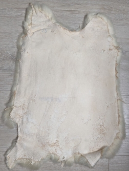 Kaninchenfell creme Satin Nr. 23
