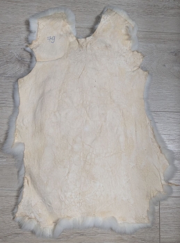 Kaninchenfell Rexkanin weiß Nr. 79