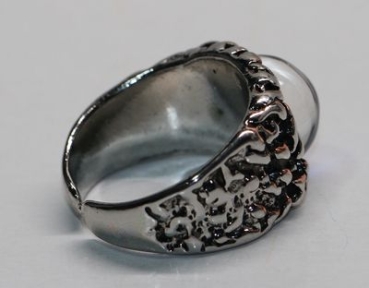 Ring Drachenauge silbern blau