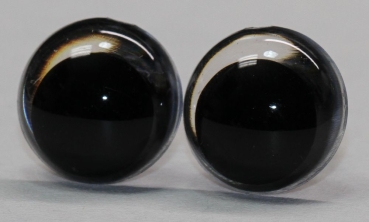 1 Paar Sicherheitsaugen 14 mm Schielaugen transparent