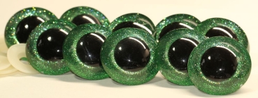 Sonderangebot: 5 Paar Sicherheitsaugen 40 mm Glitter