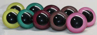 Sicherheitsaugen undurchsichtig opak