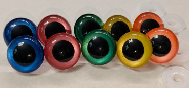 Sicherheitsaugen undurchsichtig opak