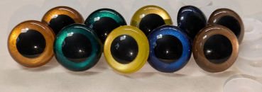 Sicherheitsaugen undurchsichtig opak