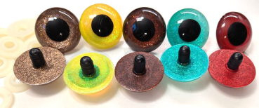 Preview: Sonderangebot: 5 Paar Sicherheitsaugen 45 mm