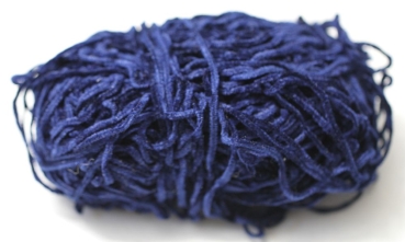 Wolle Schewe Chenille 26 g 100 % Polyacryl Farbe dunkelblau Rest