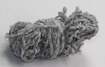 Wolle Schewe Chenille 7 g 100 % Polyacryl Farbe silbergrau