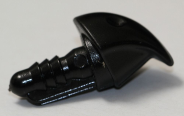 Sicherheitsnase 17 mm x 14 mm x 14 mm Schnabel hart schwarz mit Sicherheitsscheibe