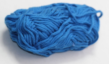 Woll Butt Schulgarn 15 g blau 100% Baumwolle Rest