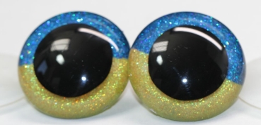 Sicherheitsaugen Unikat Glitter 50 mm