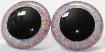 Sicherheitsaugen Unikat Glitter Konfetti 60 mm