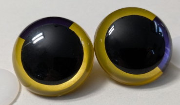 Preview: Sicherheitsaugen Unikat metallic 34 mm