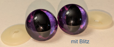 Sicherheitsaugen Katze Drache metallic 30 mm