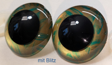 Preview: Sicherheitsaugen Unikat metallic 45 mm