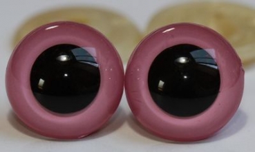 1 Paar Sicherheitsaugen rosa