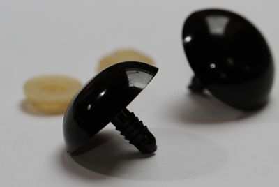glänzend 30 mm 3D Plüschtier Sicherheitsaugen mit Sicherungsverschluss 