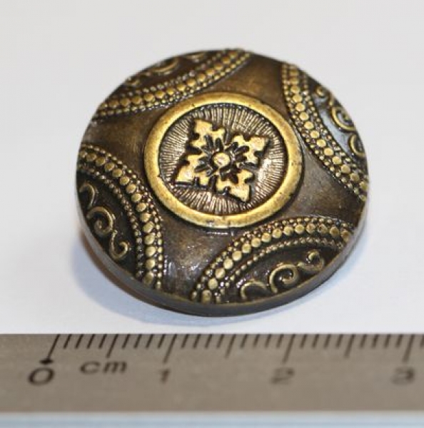 1 Knopf aus Kunststoff ca. 2,5 cm