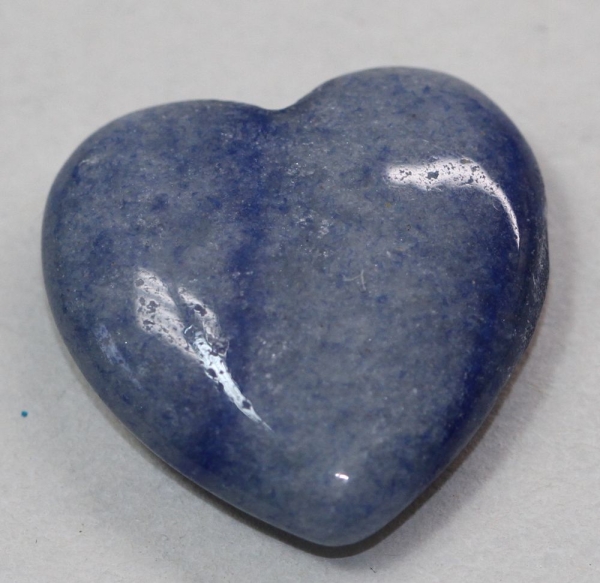 1 Herz Naturstein Blue Sandstone ca. 20 mm x 20 mm x 6 mm