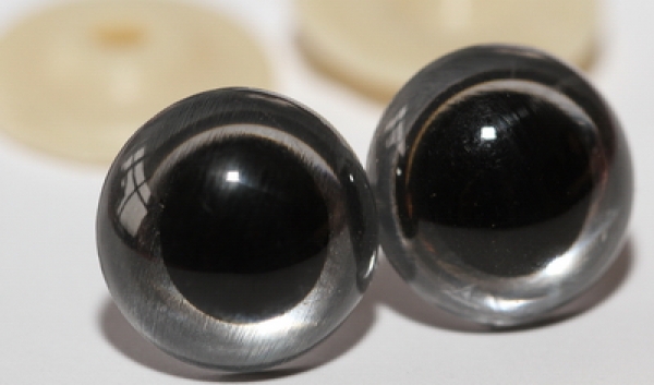 1 Paar Sicherheitsaugen spiegel metallic