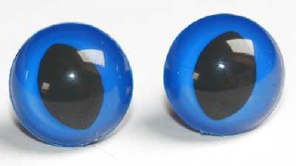 1 Paar Katzenaugen Drachenaugen Sicherheitsaugen Neon blau