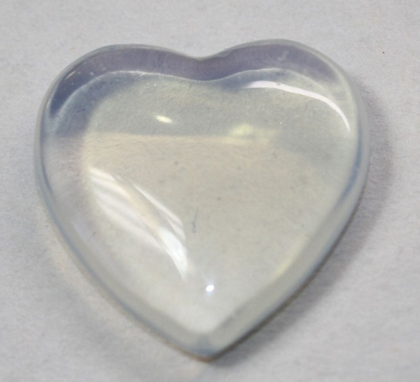 1 Herz Naturstein Kristall ca. 20 mm x 20 mm x 6 mm