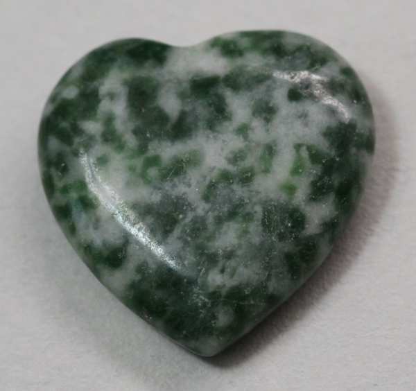 1 Herz Naturstein Baumachat ca. 20 mm x 20 mm x 6 mm