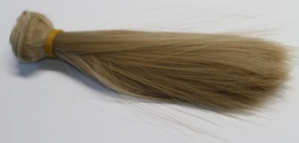 100 cm Kunsthaar Haare aschblond ca. 15 cm lang
