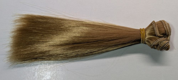 100 cm Kunsthaar Haare naturblond ca. 15 cm lang