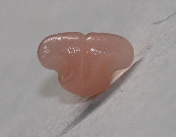 Sicherheitsnase 8 mm x 5 mm Katze hart haut hell mit Sicherheitsscheibe