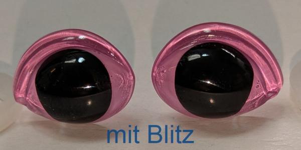 Sicherheitsaugen spitz zulaufend lila 16 mm x 21 mm