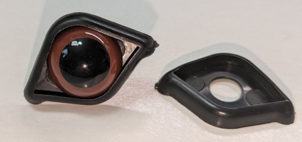 Augenlider schwarz Ober/Unterlid (passend für 18 mm Sicherheitsaugen) geschwungen 3