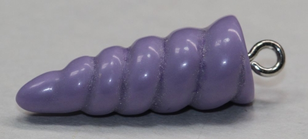 1 Einhorn-Horn 25 x 9,9 mm flieder