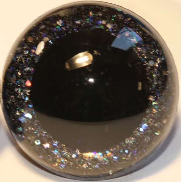 1 Paar Sicherheitsaugen Glitter Nachthimmel