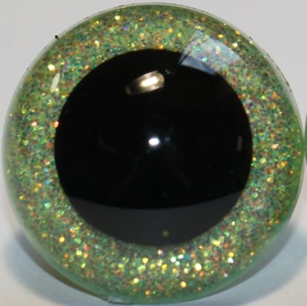 1 Paar Sicherheitsaugen Glitter Limonade